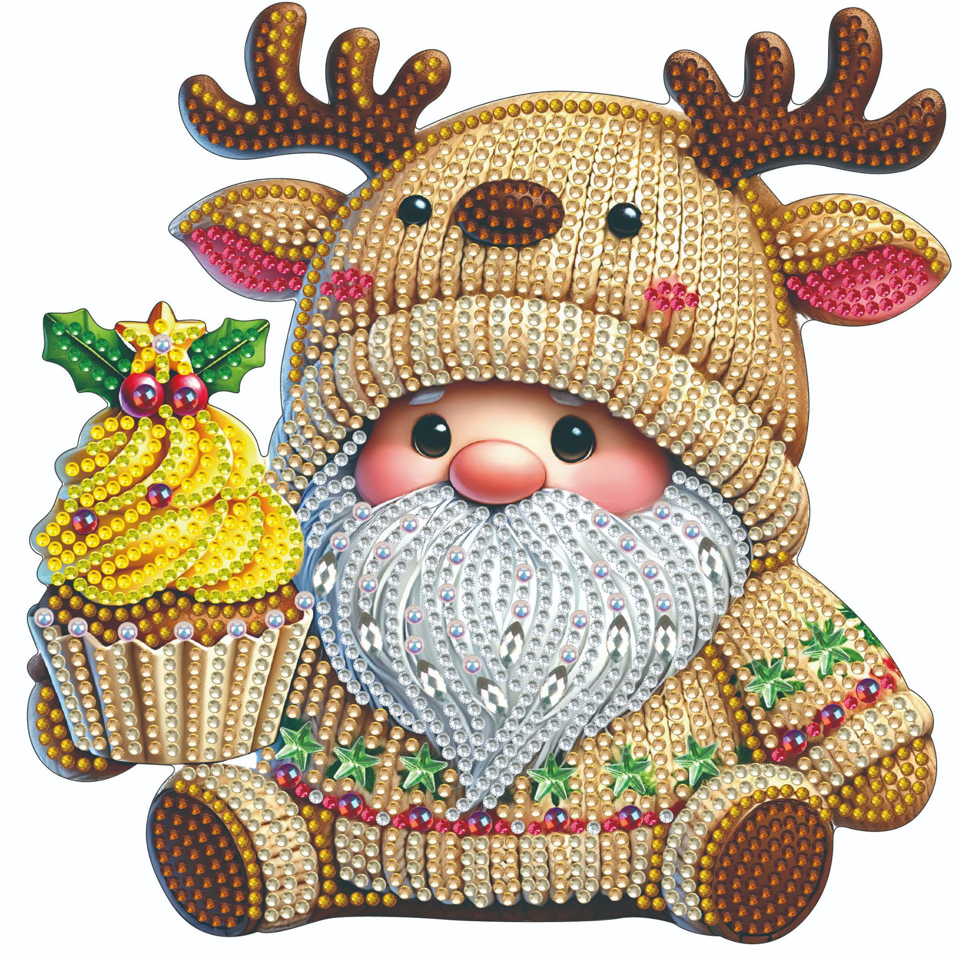 Diamante de bricolaje hecho a mano transfronterizo dibujo punto diamante 5D placa de yeso tridimensional adorno de juguete dinosaurio dibujos animados pintura infantil