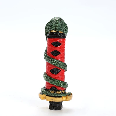 Cab and accessories — Head Manual Model Funny Stylish - snake-head-green