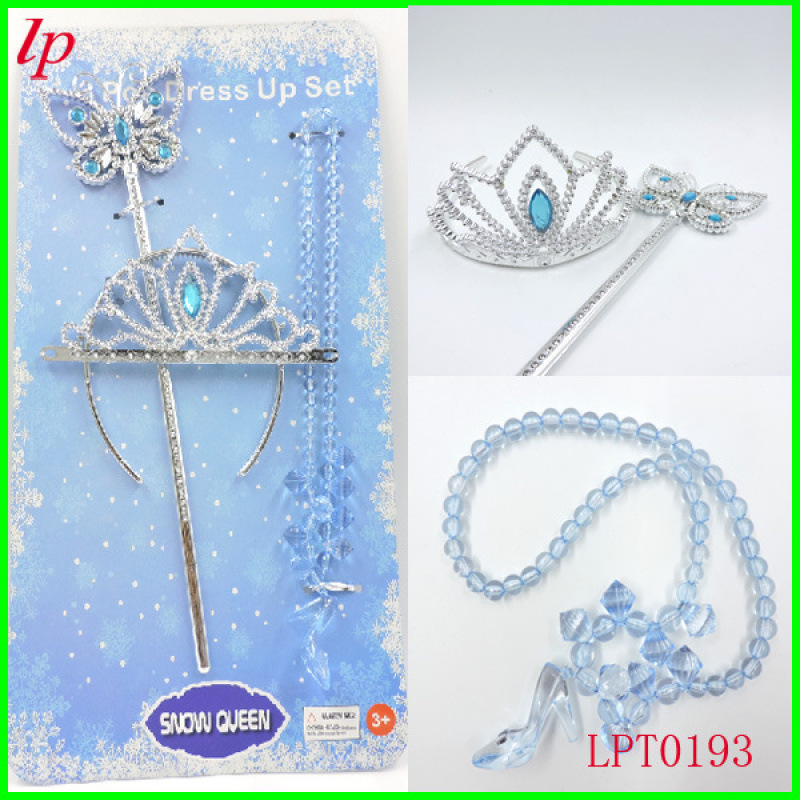 Cinderella Cinderella Crown Magic Wand High Heels Necklace Set Cinderella Cinderella Necklace