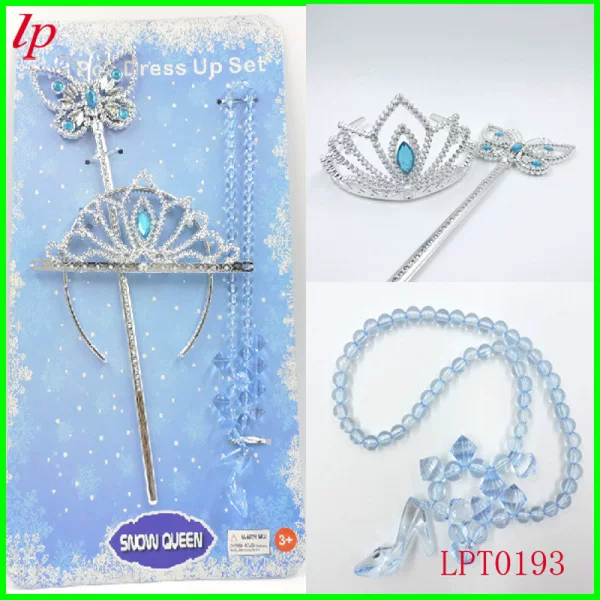 Cinderella Cinderella Crown Magic Wand High Heels Necklace Set Cinderella Cinderella Necklace