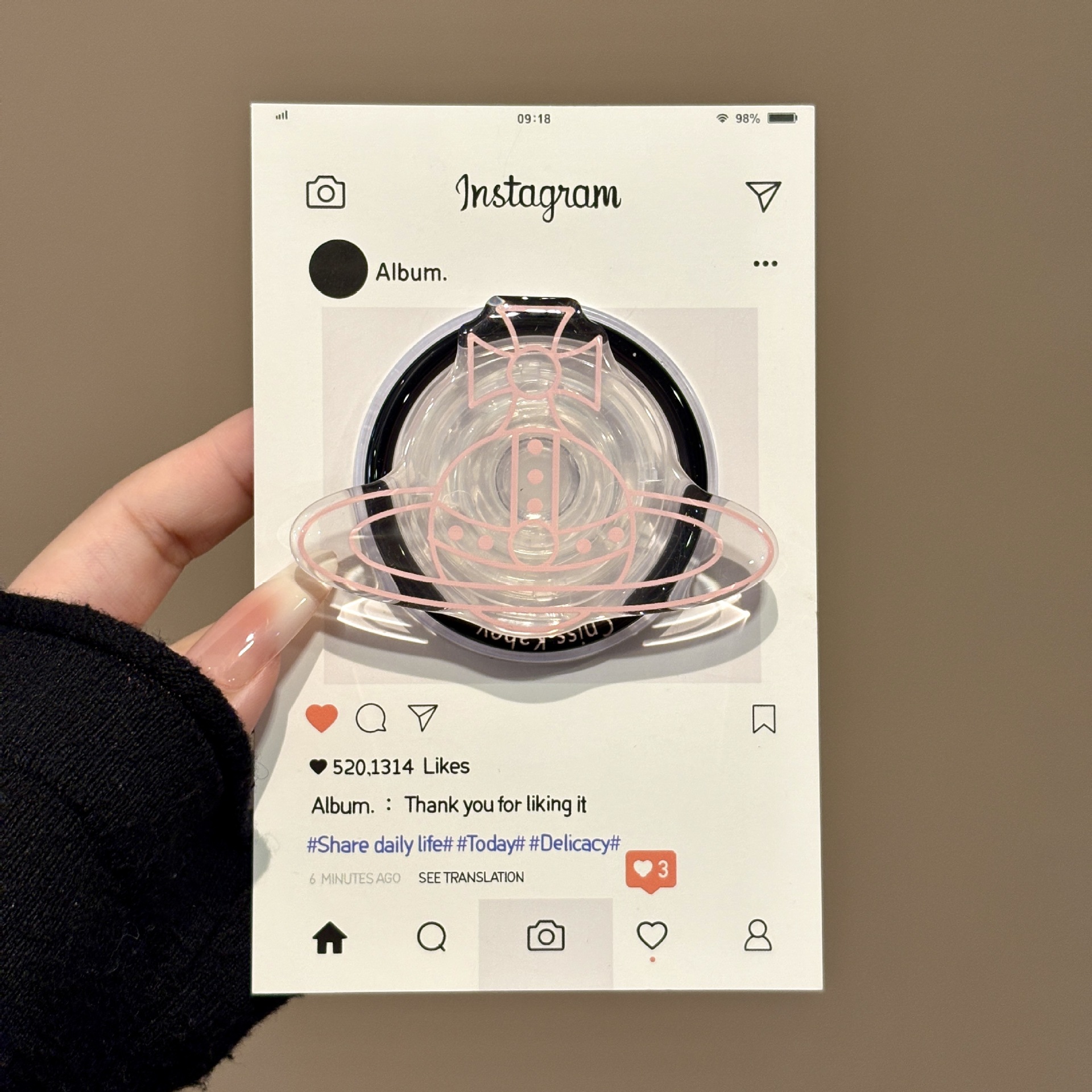 Japón y Corea del Sur lindos dibujos animados Magsafe succión magnética soporte de teléfono móvil airbag telescópico plegable portátil de escritorio adsorción magnética