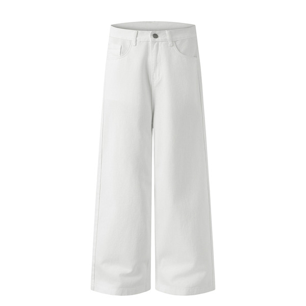 Summer Japanese solid color retro trousers for leisure