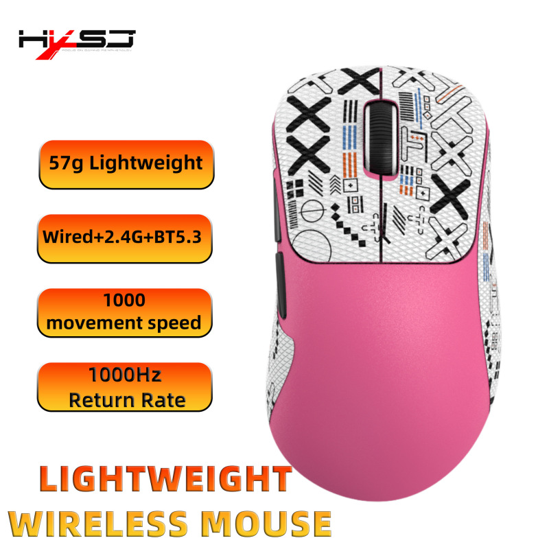 3 モード有線ワイヤレス Bluetooth BT5.3 軽量 10000dpi 調整可能なゲーミングマウスサポートデスクトップノート|undefined