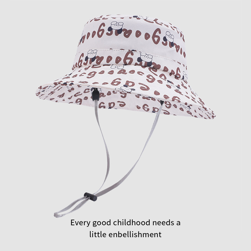 2024 verano nuevo sombrero de bebé para hombres y mujeres sombrero de pescador anti-UV sombrero de moda encantador