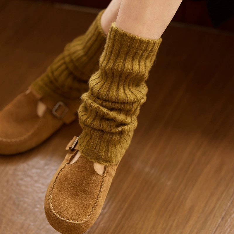 Новые осенние и зимние продукты 100 �� от чистого кашемира носки женские сплошной цвет