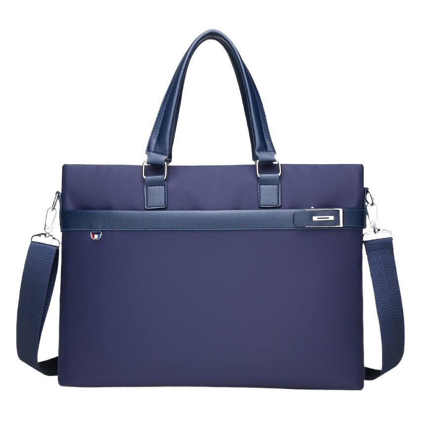 Cross-Border Business Portable Briefcase, Waterproof Oxford Cloth, Large Capacity, Wear-Resistant, 2026 New Model, Factory Direct Supply, Printable