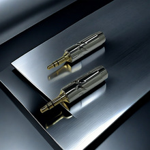 古河插头 3.5立体装配插头 3.5立体镀金线夹插头3.5立体三节插