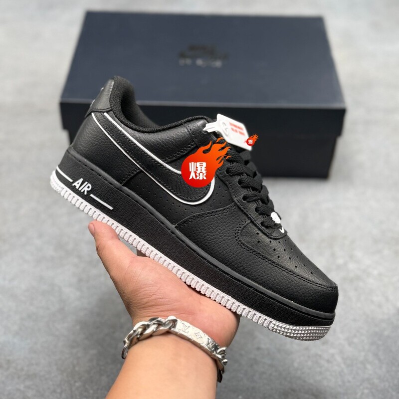 Putian Shoes Air Force 1'07 Low German Training Thick-Soled Black and White Unisex Air Force One Low-Top Casual Sneakers Putian Shoes Air Force 1'07 Low German Training Thick-Soled Black and White Unisex Air Force One Low-Top Casual Sneakers