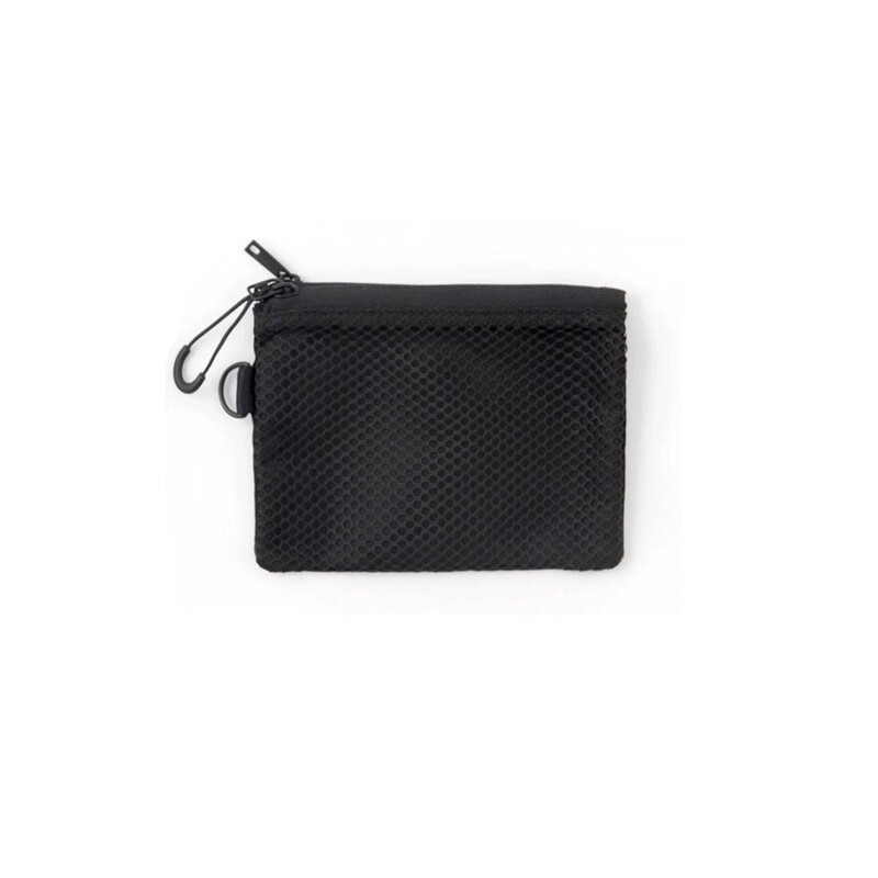 Muji Double-Layer Zipper Id Card Holder New Portable Lipstick Coin Miscellaneous Bag Women's Large-Capacity Headphone Small Bag