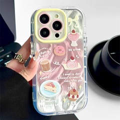 カラフルなスイーツはめい14携帯電話ケースシミ3クリーム羽糸赤米9TK70シンプルでかわいいTURBO3を適用する