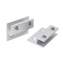 h型玻璃夹子玻璃固定夹浴室镜子托夹支架托玻璃托层板托隔断支架