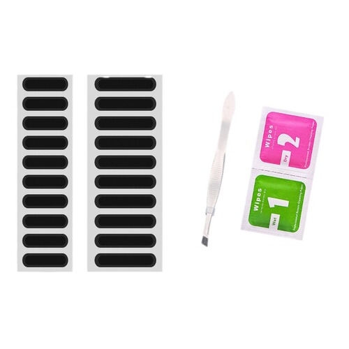 Universal Dust-Proof Mesh for Mobile Phone & Tablet: 6-Hole and 8-Hole Earpiece/Speaker Holes – Waterproof Speaker Dust Filter Sticker