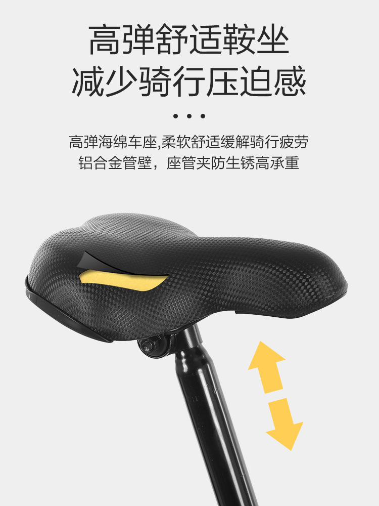 Bicicleta plegable de cambio de velocidad sin montaje mini BMX 16 pulgadas adulto coche plegable universal para estudiantes de primaria y secundaria