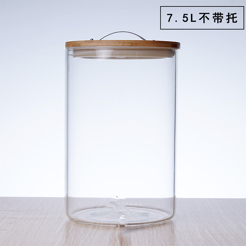 Jugo de vidrio puede beber cubo con grifo comercial limón jugo cubo gran capacidad sellada enzima cubo jugo trípode