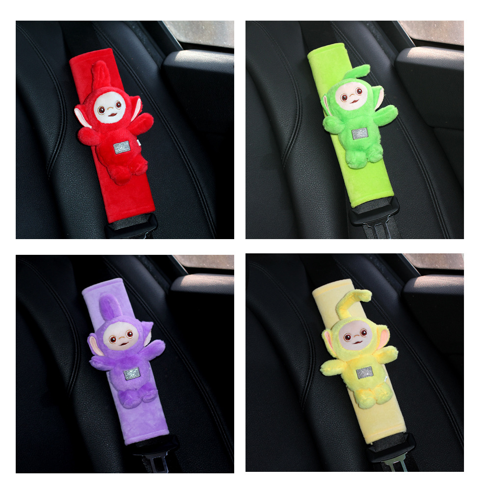 Protector de Hombro para Cinturón de Seguridad de Auto de Peluche, Decorativo image 3