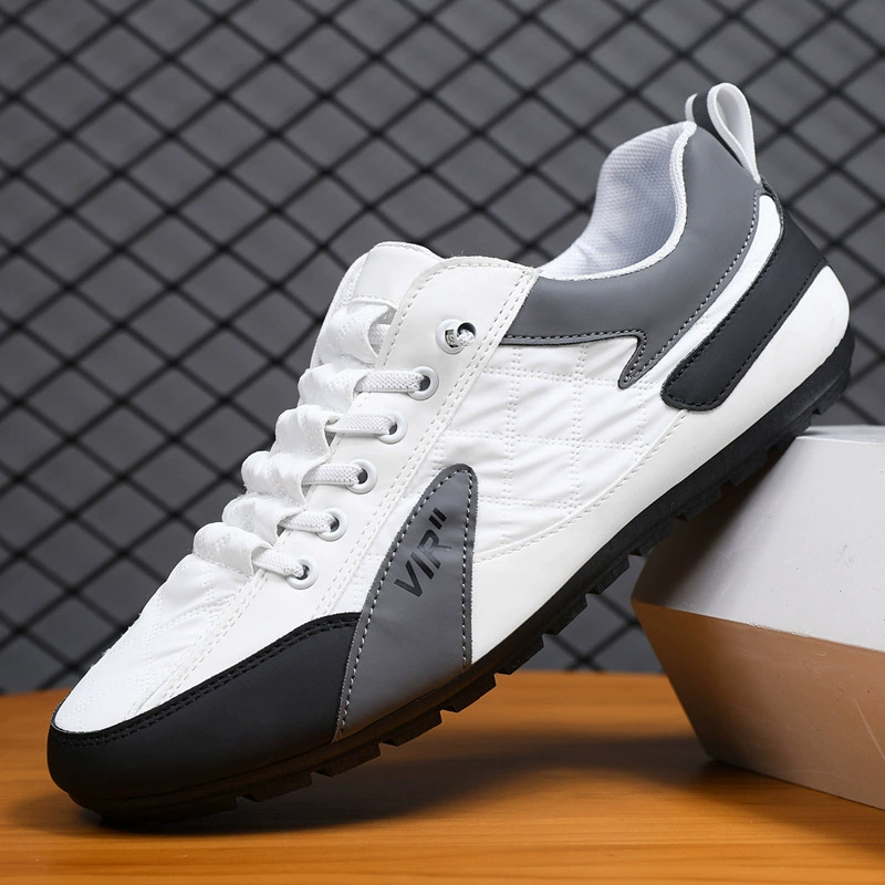 Мужская обувь 2024 весна и осень новая спортивная повседневная обувь мягкая подошва легкая бобовая обувь модная дорожная обувь