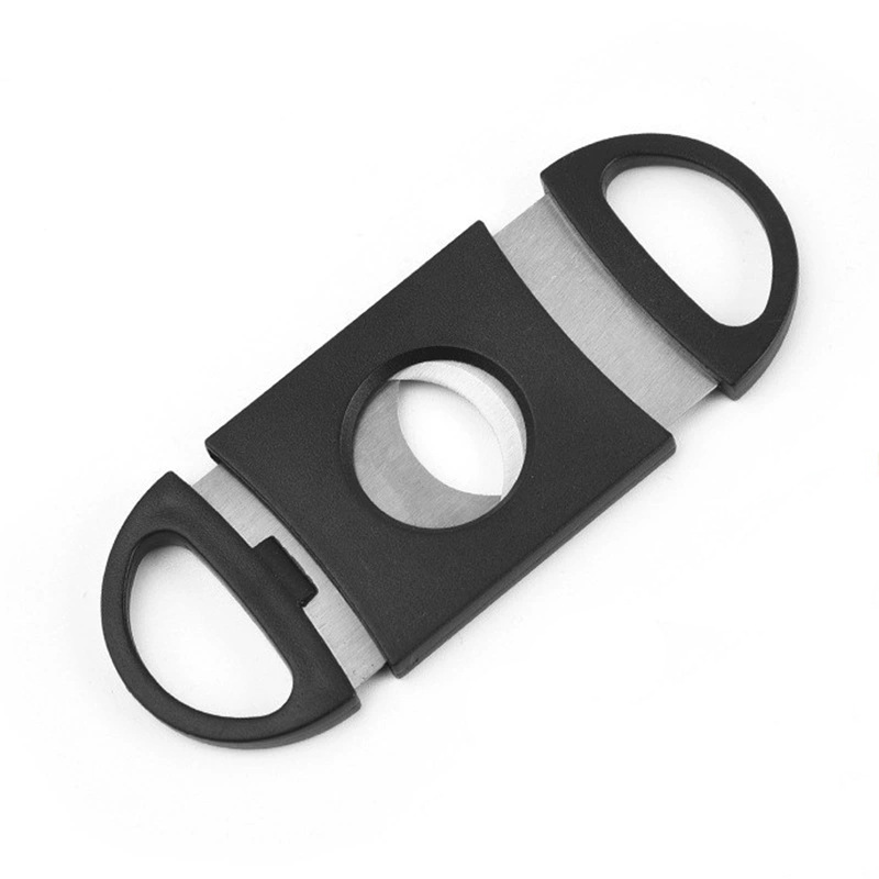 검은 플라스틱 시가 가위