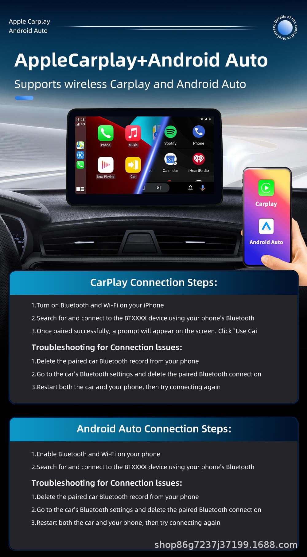9inch Android Mercedes-Benz SLK SL SLC R172 R231 car central control navigation system with built-in Bluetooth and GPS