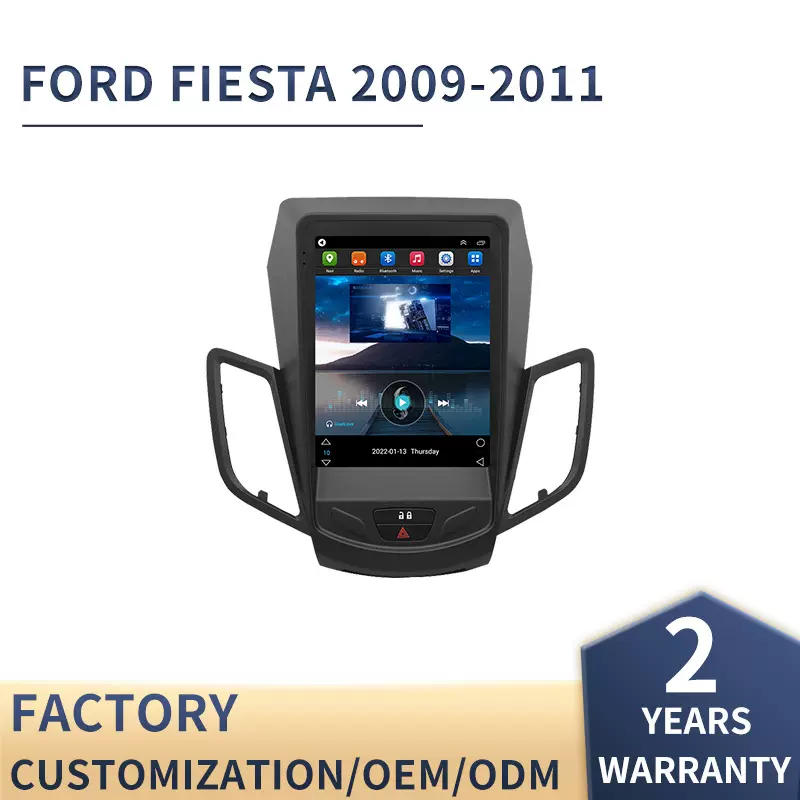 适用福特嘉年华安卓导航仪FIESTA高清竖屏车载智能中控大屏一体机