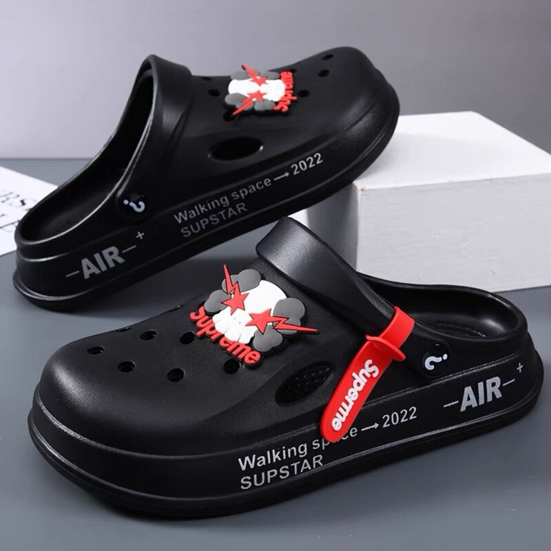 Men's Cave Shoes Summer Wear Couple Casual Beach Shoes for Students Soft Sole Driving Special Non-slip Toe Cave Shoes