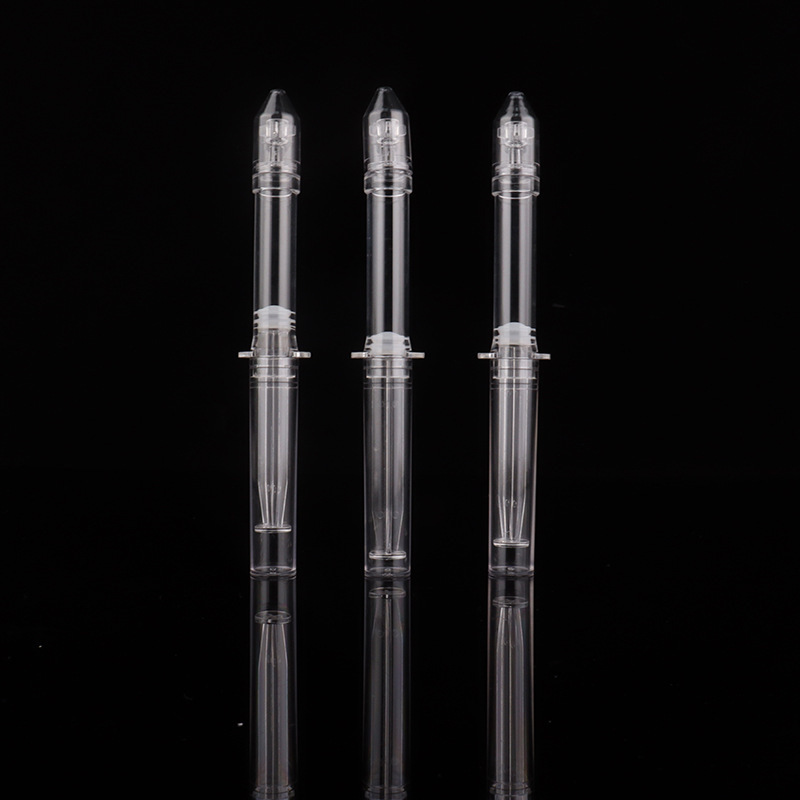 メーカー水光針ネット赤注入プラスチック化粧品包装針管瓶1ml 3ml 5mlロケット筒水光針瓶|undefined
