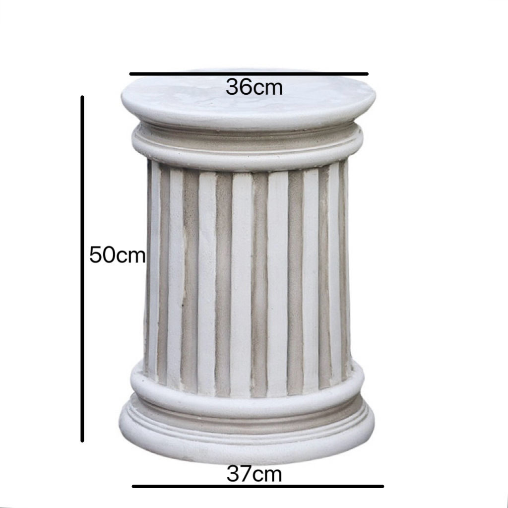 1043 Columna romana gris retro