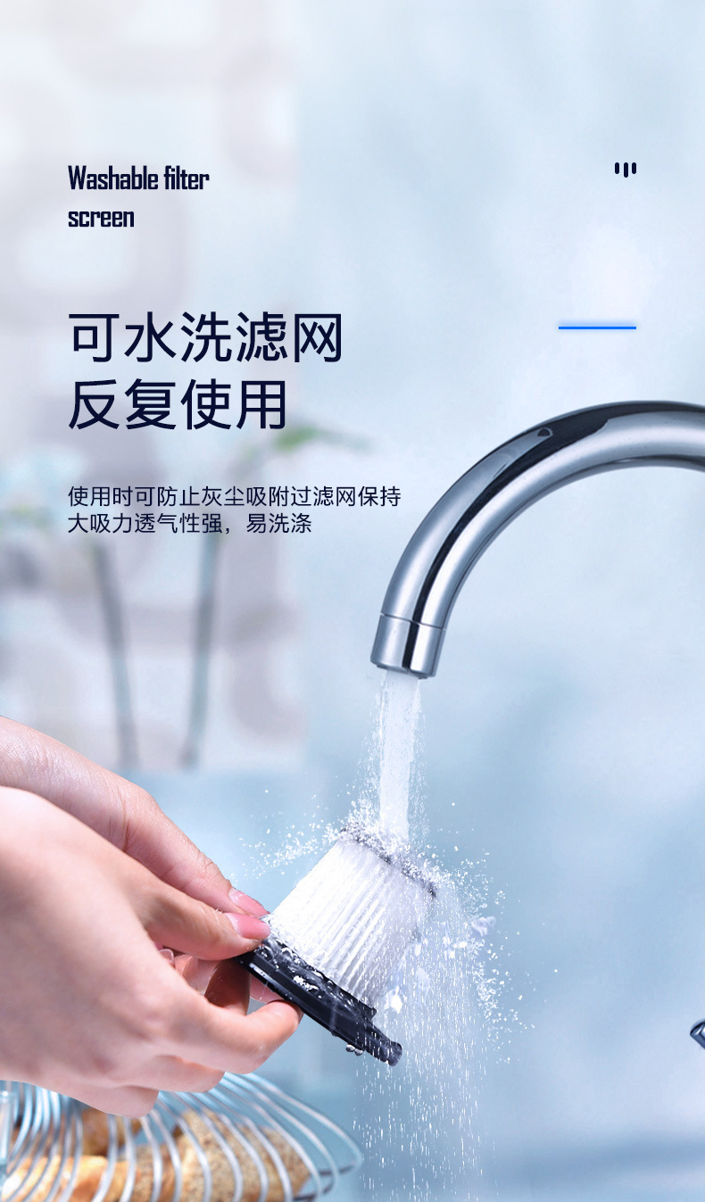 Cross-Border Hot-Selling Car Vacuum Cleaner with Powerful Suction, Handheld Super Strong Suction, Dual-Use for Home and Car, Water-Absorbing Handheld Vacuum Cleaner