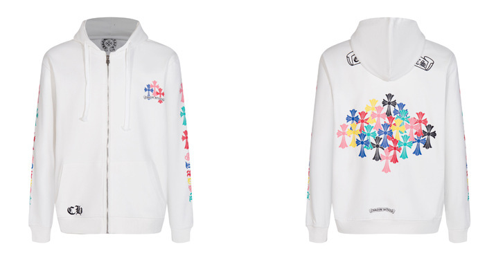 25ss正确版Chrome Hearts 克罗伈十字架连帽卫衣百搭潮流时尚批发|undefined