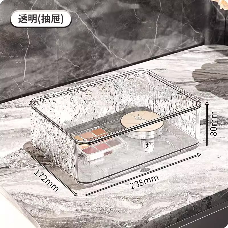 化粧品収納ボックス防塵透明デスクトップドレッシングテーブル口紅スキンケア製品収納ラック|undefined