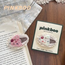 冰激凌布艺新款蕾丝花边BB夹甜美韩国原创ins小香风布艺头饰发夹