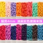手工实色串珠服装发簪