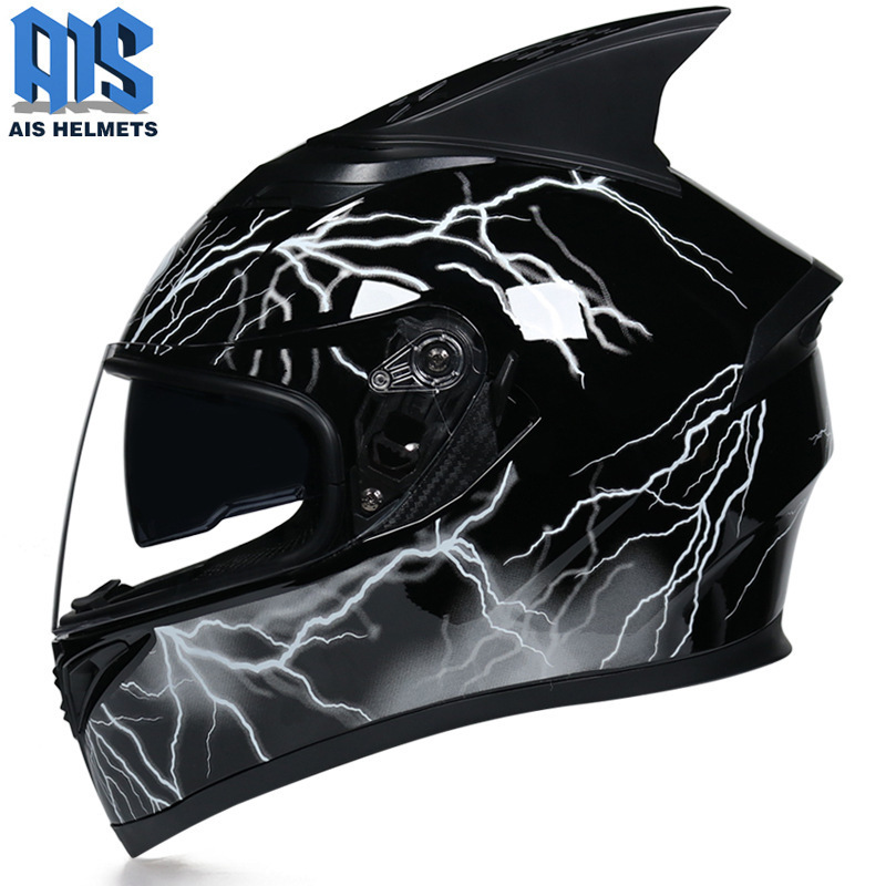 투명한 거울 + 뿔이 있는 번개