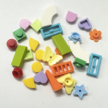 积木100克袋装混色小颗粒补充配件包拼装兼容3024 积木像素画颗粒