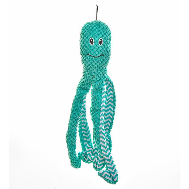 울리는 종이와 녹색 문어