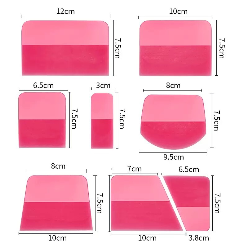 Car film tool professional invisible car garment construction beef tendon scraper tool tpu transparent film special car garment scraping