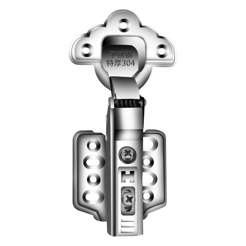 Утолщенная петля из нержавеющей стали 304, дверца шкафа, дверца шкафа, авиационная труба, пружинная петля со средним изогнутом, гидравлическая буферная петля