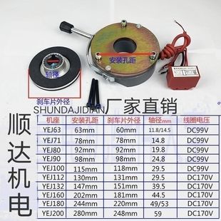 Sdz-05/08/30/40/80 Electromagnetic Brake Brake Yej Motor Brake Brake Friction Disc