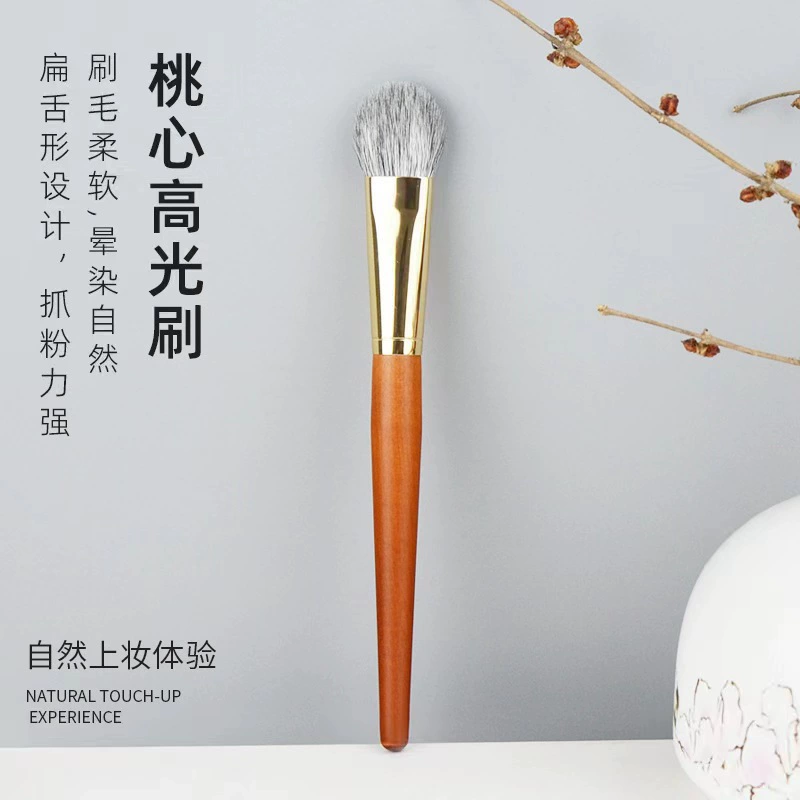 Highlighter, face blush, brush for face, brightening makeup primer