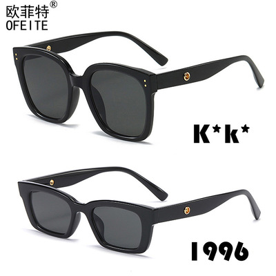 2021GM新款大框KU太阳镜jennie明星同款太阳眼镜潮流小框1996墨镜|ms