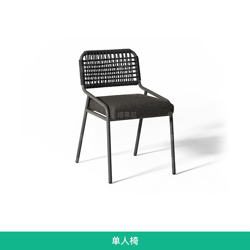 Mesas y sillas de teca para exteriores, muebles de madera maciza para jardín de villa y B&B, conjunto de sillas de ratán impermeables y resistentes al sol para terraza exterior