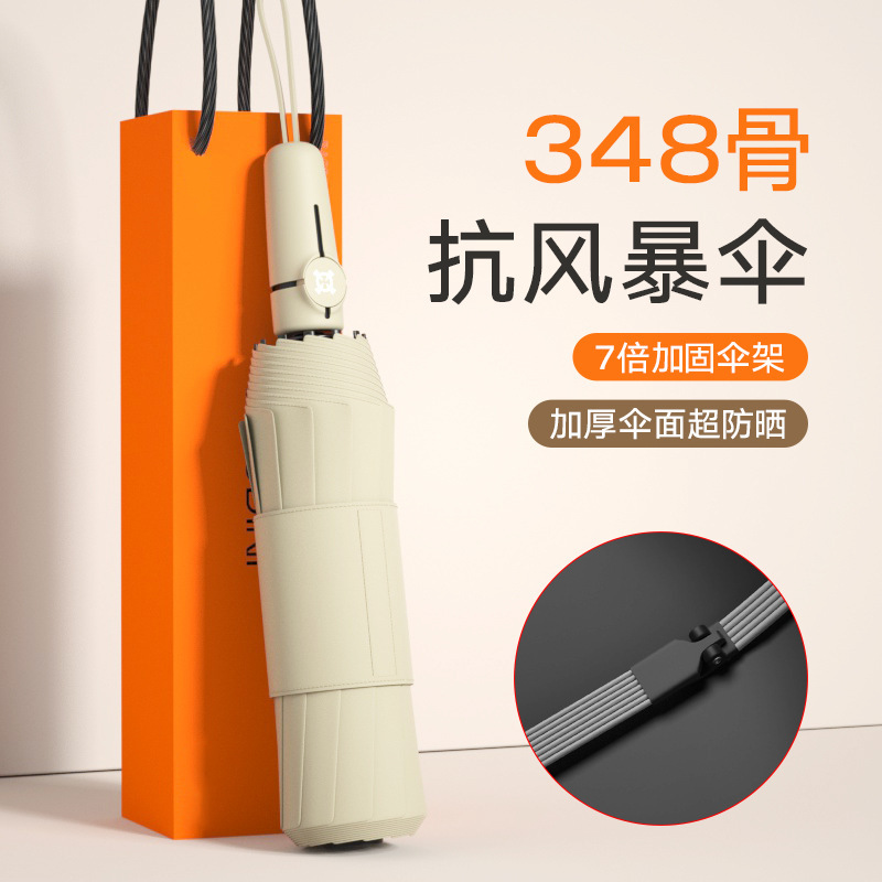 全自動強化大型傘 男女兼用 晴雨兼用 ダブル日よけ 折りたたみ日よけ 広告卸売傘|undefined