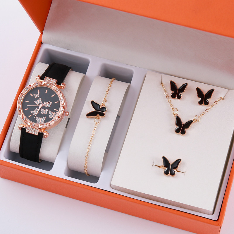 Nuevo TikTok popular reloj de mujer personalidad de la moda simple reloj mariposa Correa digital Reloj al por mayor