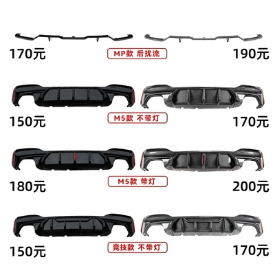 lights, front grille, side skirts, rear – Big Surrounded - rear-lower-spoiler-2018-2023