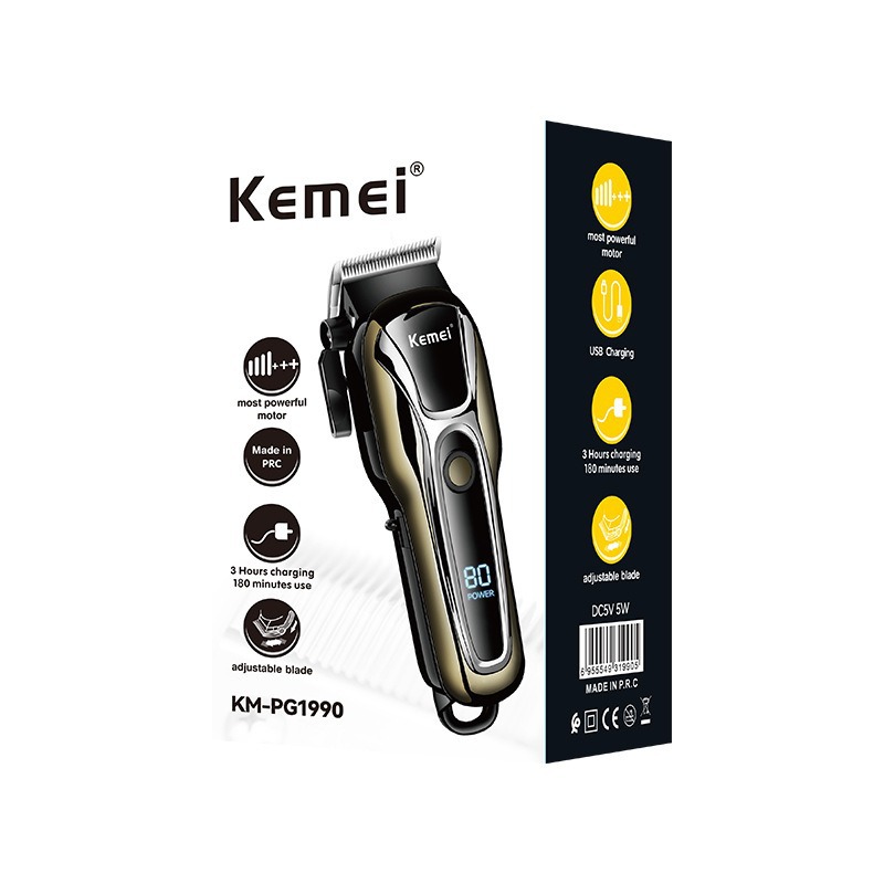 Kemei / Kemei cortador de pelo KM - 1990PG afeitado eléctrico cortador de pelo eléctrico tijeras eléctricas especiales de corte de pelo tijeras eléctricas