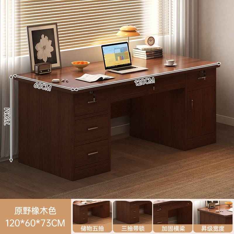 Escritorio de escritorio de computadora escritorio doméstico escritorio moderno simple escritorio con cajón escritorio de escritorio dormitorio estudiantil escritorio