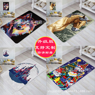 Manufacturer's Supply of Partial Embroidery Wall Hangings, Tapestries, Yarn Embroidery Decorative Floor Mats, Handmade DIY Crochet Embroidery Cushions, Bedside Rugs