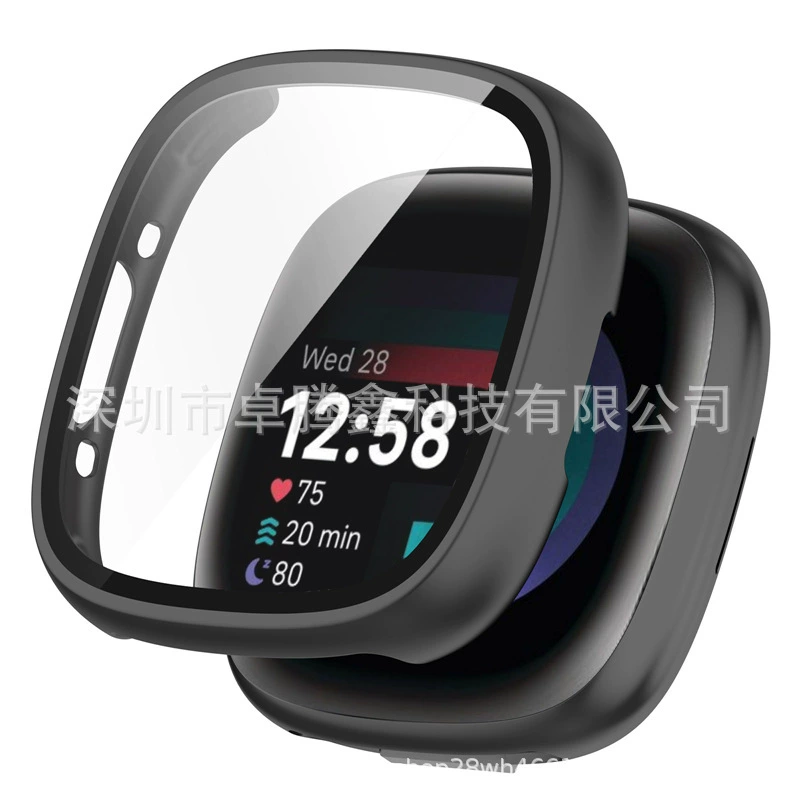 Подходит для Fitbit Versa 4 чехол Versa4/Sense2 комплект защитных держателей