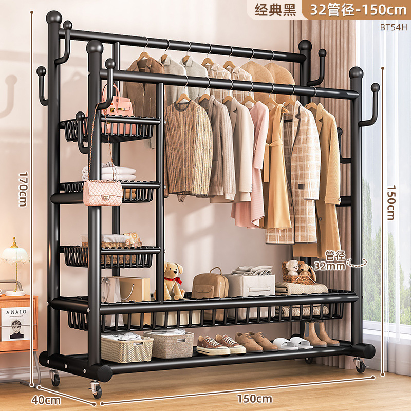 BT54H-32 튜브-직선 다리 이중 극 150 검정색 측면 그물