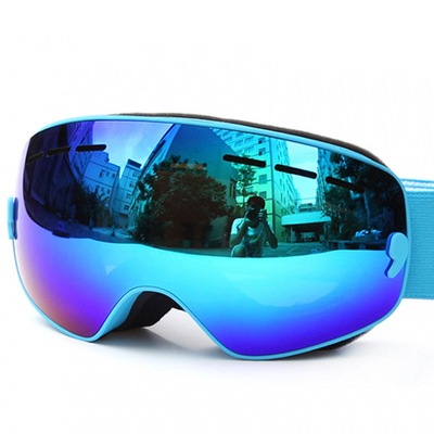 Ski goggles children skiing Goggles Fog high definition Snow Mirror student Child men and women Mirror box 4  12 year