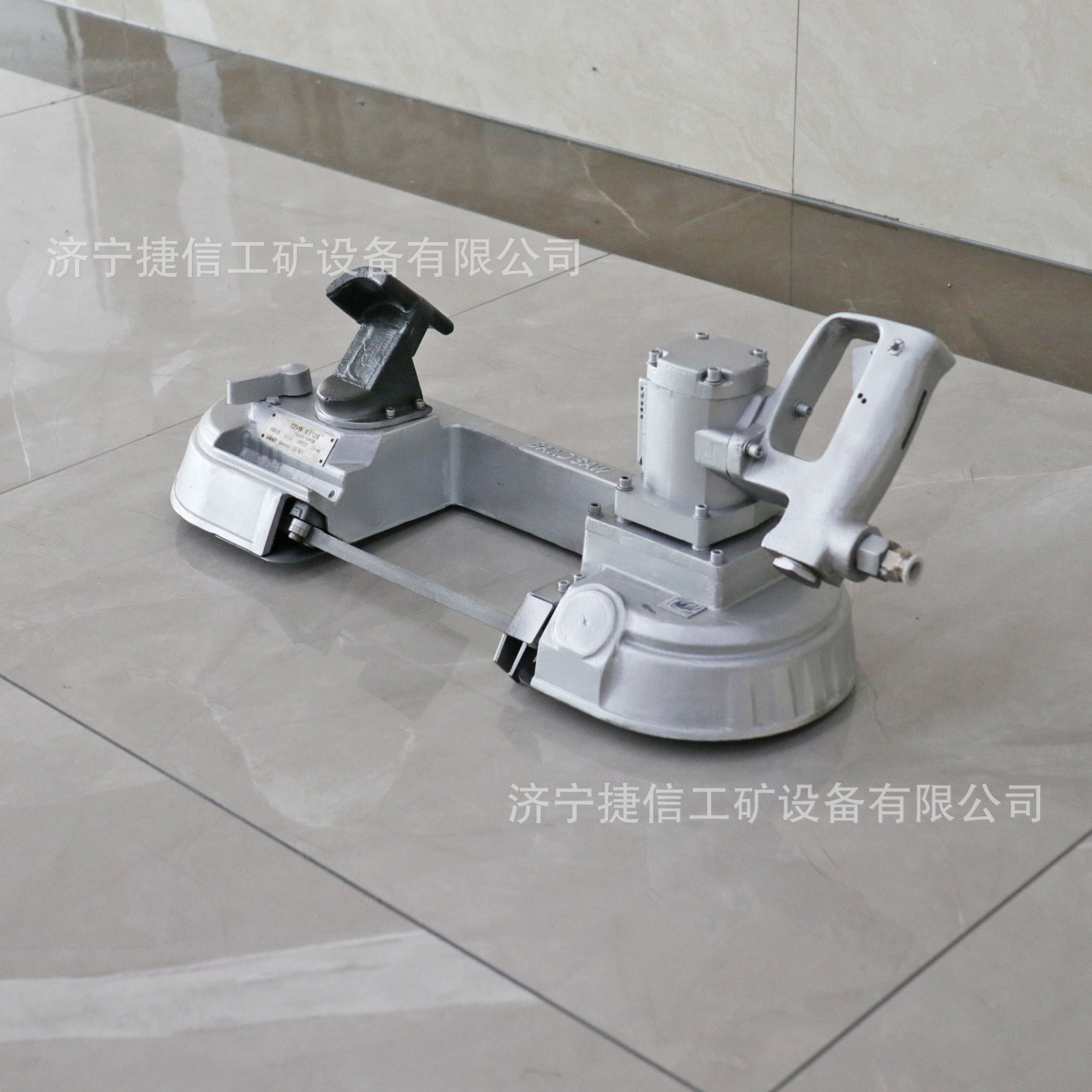 矿用风动带锯煤矿轨道切割气锯切金属无火花手持式JQD-10气动带锯